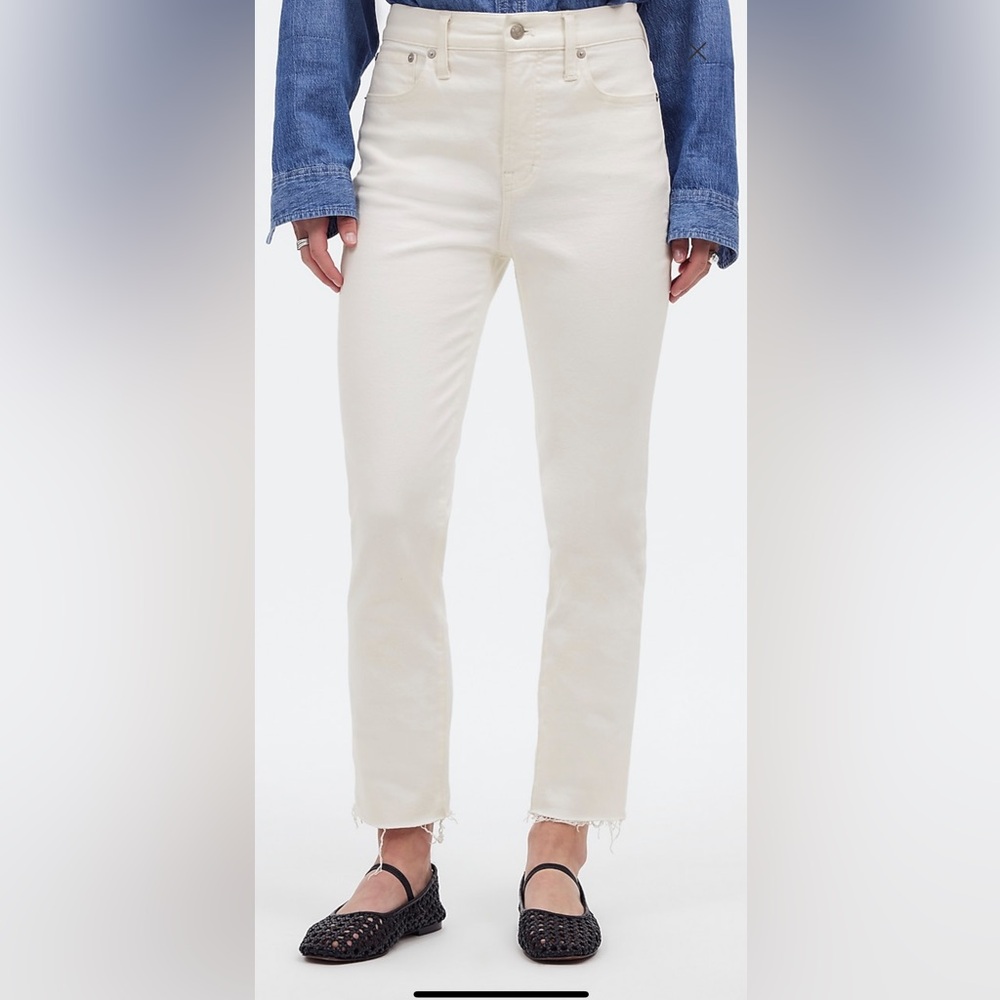 New with tags Madewell The Perfect Vintage Jean in Tile White